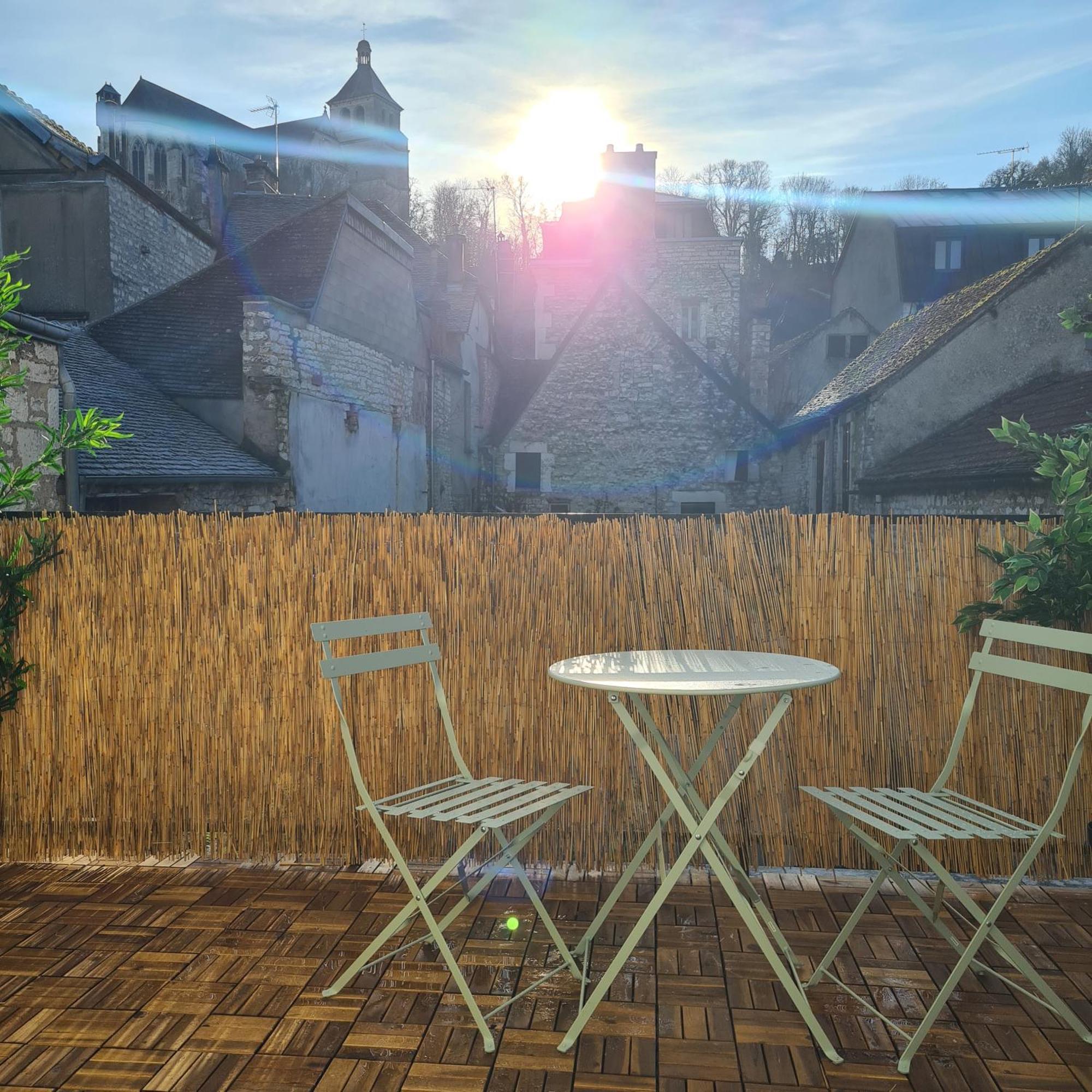 Alba - Terrasse, Local A Velos Et Parking Au Centre Historique Tonnerre Exterior photo